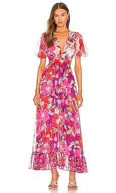 MISA Los Angeles Calista Dress in Lilac Coming Up Roses from Revolve.com | Revolve Clothing (Global)