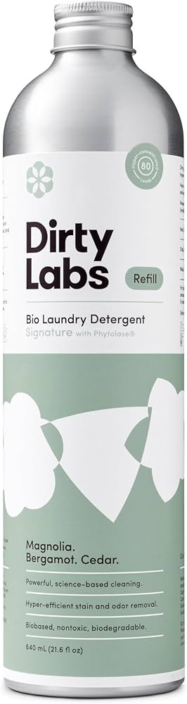 Dirty Labs | Signature Scent Bio-Liquid Laundry Detergent 80 Loads (21.6 fl oz) Hyper-Concentrate... | Amazon (US)
