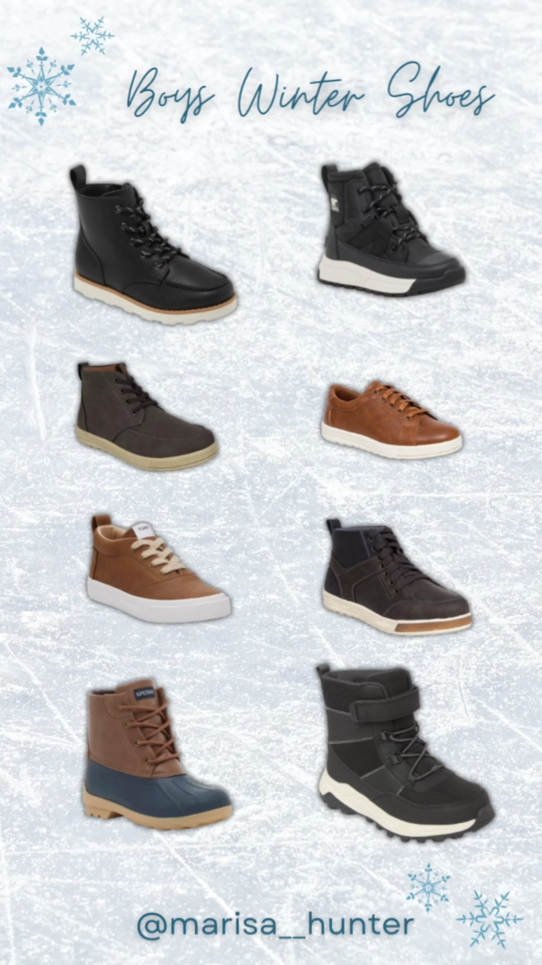 Boys winter shoes 

Boots chukkas waterproof sneakers tennis shoes gift guide for boys shoe lovers new shoes 

#LTKmomlife #LTKKids