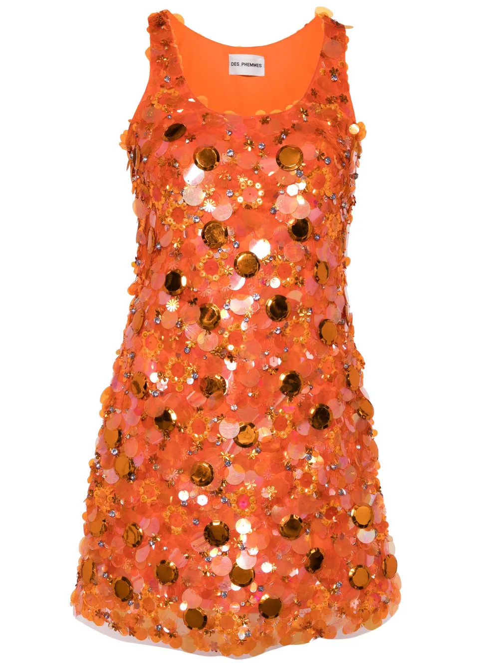 sequin-design sleeveless minidress | Farfetch Global