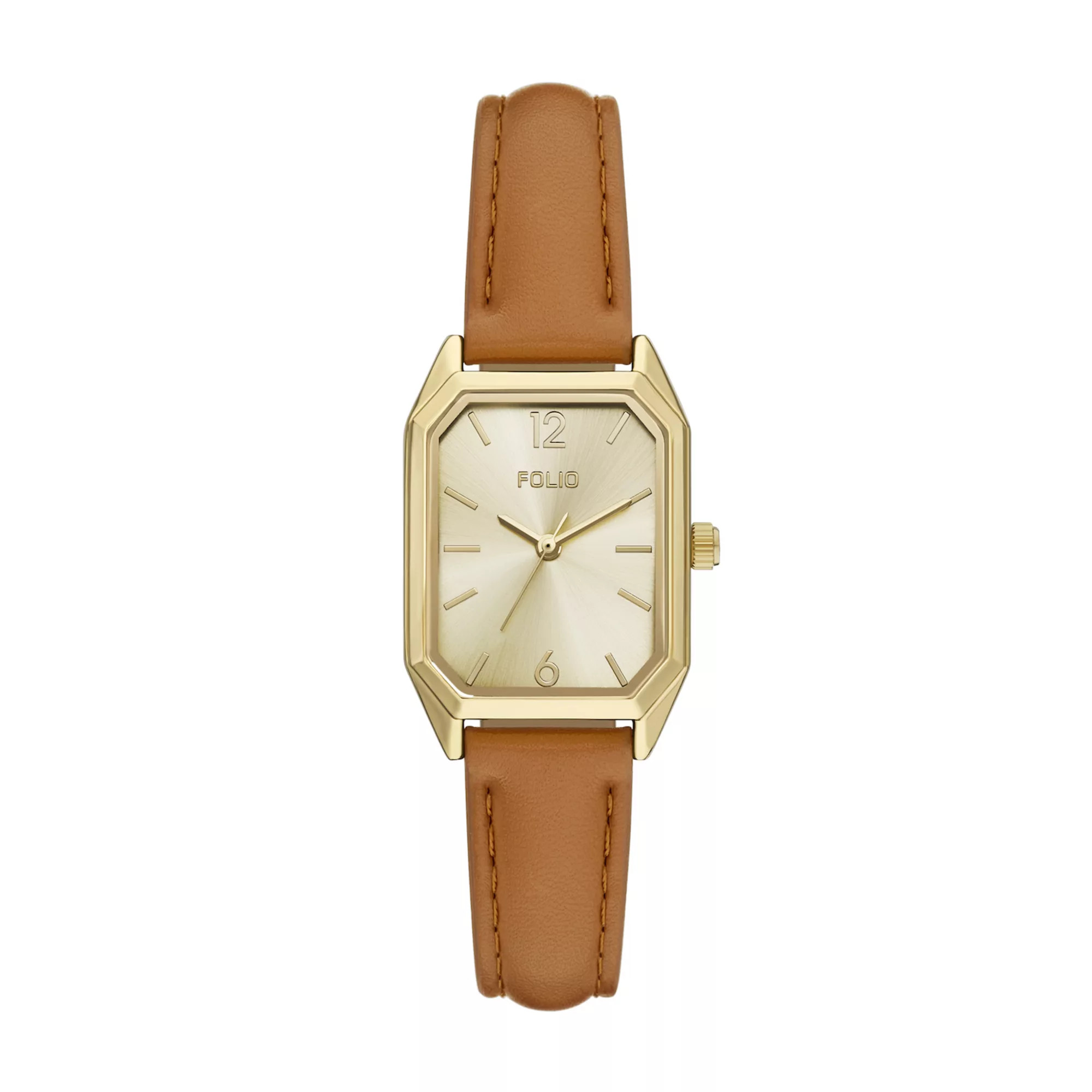 Folio Women's Faux Leather Watch | Kohl's