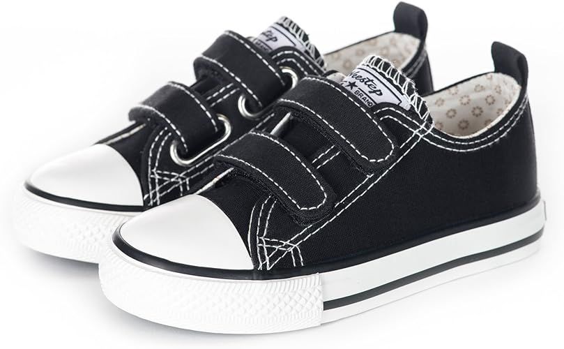 Weestep Toddler Little Kid Boy and Girl Classic Adjustable Strap Sneaker | Amazon (US)