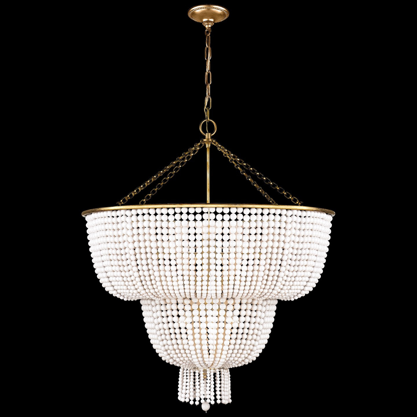 Jacqueline Two-Tier Chandelier in Various Colors and Designs – BURKE DECOR | Burke Decor