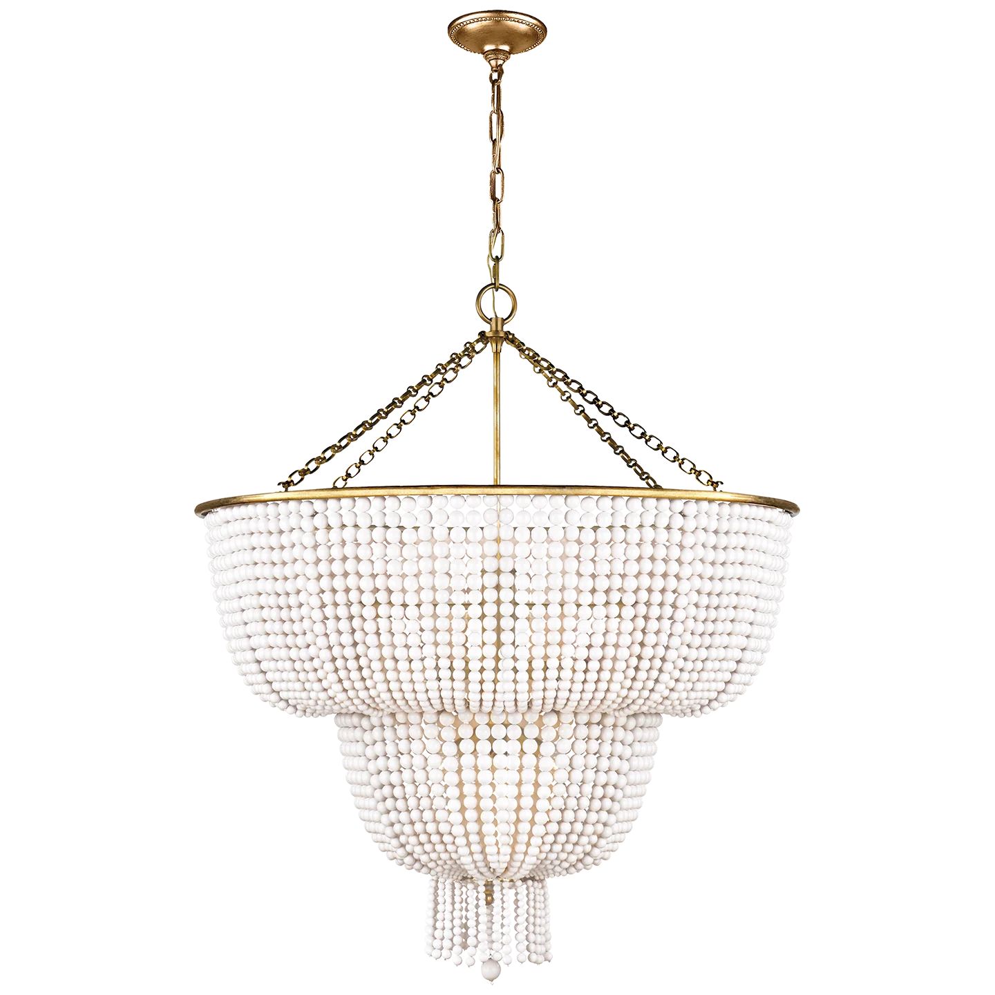 Jacqueline Two-Tier Chandelier in Various Colors and Designs – BURKE DECOR | Burke Decor