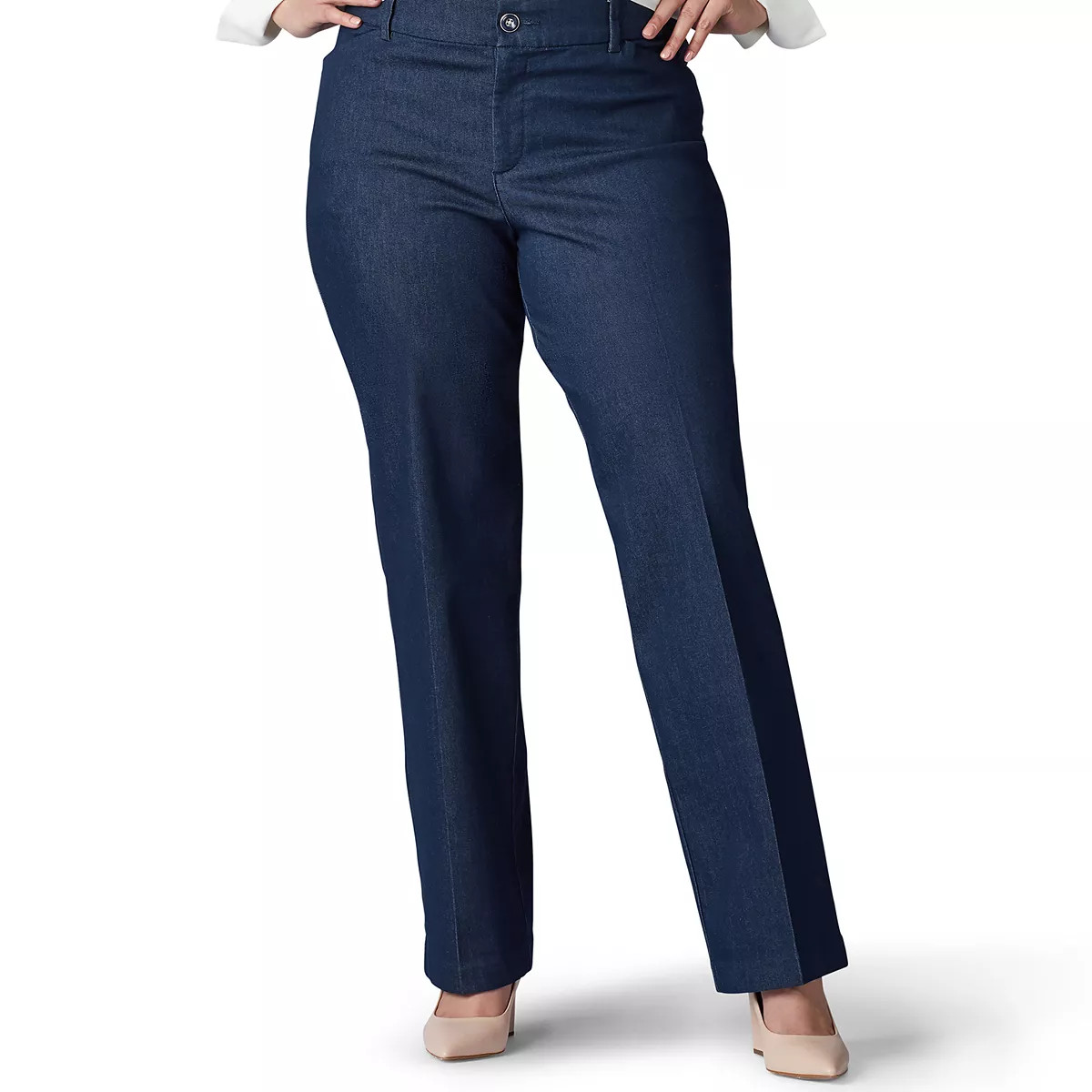 Plus Size Lee® Flex Motion Trouser Pants | Kohl's