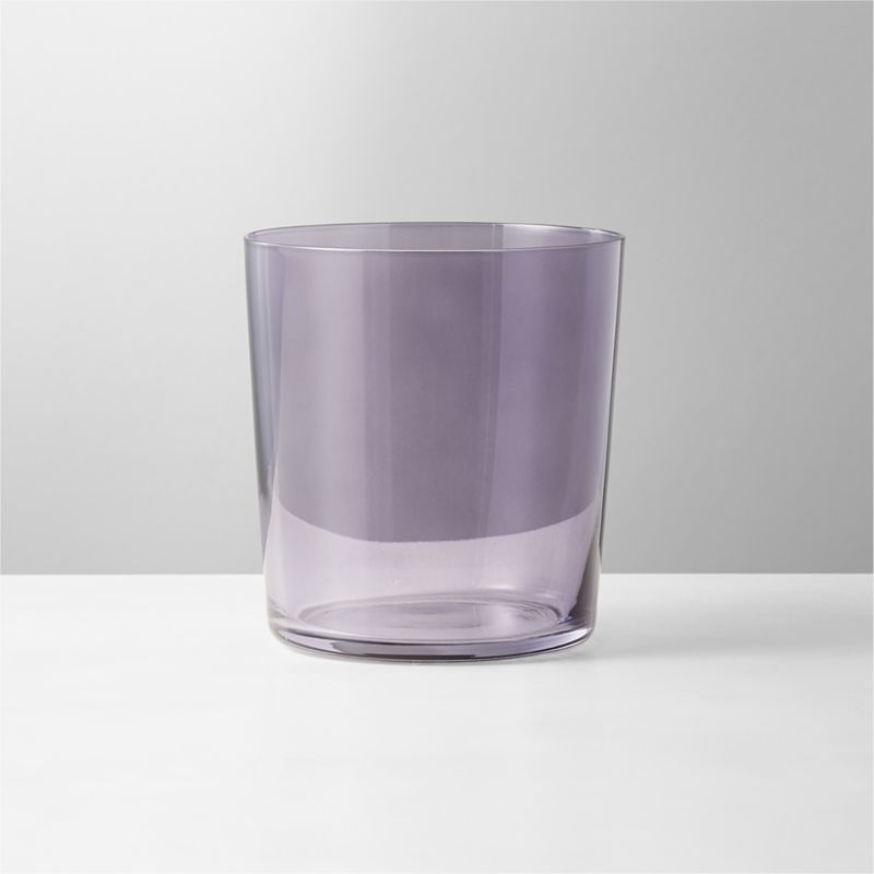 Marta Lavender Double Old-Fashioned Glass | CB2 | CB2