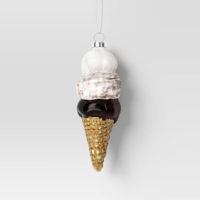 4" Christmas Glass Ice Cream Ornament - Wondershop™ | Target
