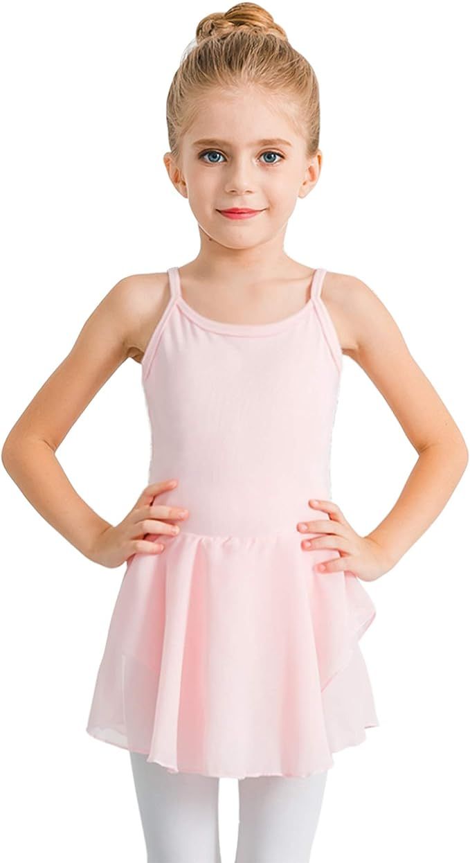 STELLE Girl's Camisole Ballet Leotard Dress for Dance, Gymnastics and Ballet (Toddler/Little Girl... | Amazon (US)