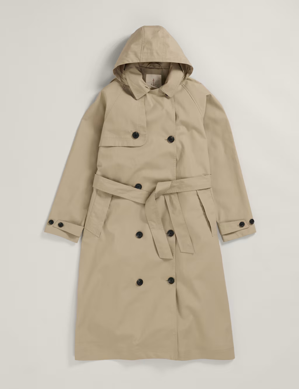 Pure Cotton Belted Double Breasted Trench Coat | Marks & Spencer (UK)
