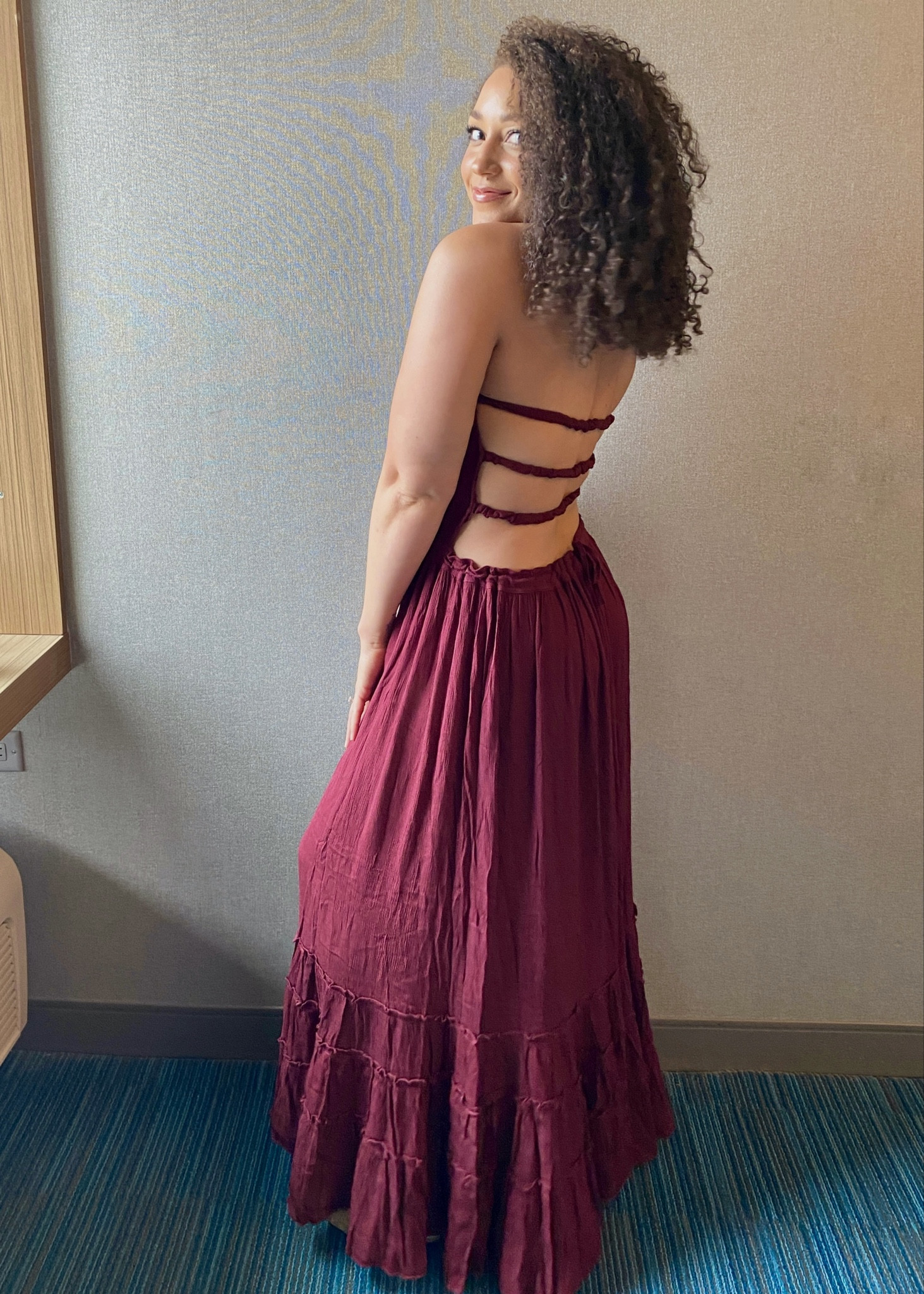 Summer maxi dress from Amazon! I wore this to a wedding and was so comfortable! I love the open back and tucked the straps in to make it strapless instead of a halter top. Comes in all the colors 🧡❤️💜

#LTKSeasonal #LTKfindsunder100 #LTKfindsunder50