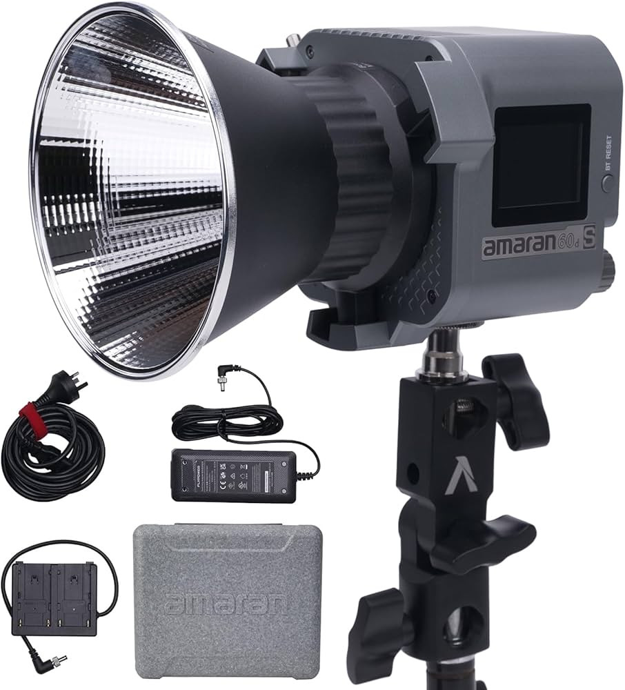 Aputure Amaran 60D S,Amaran 60D COB Daylight LED Video Light,65W 5600k Bluetooth App Control 8 Bu... | Amazon (US)