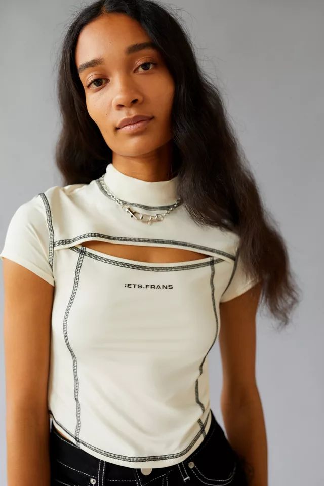 iets frans… Cutout Rash Guard Top | Urban Outfitters (US and RoW)