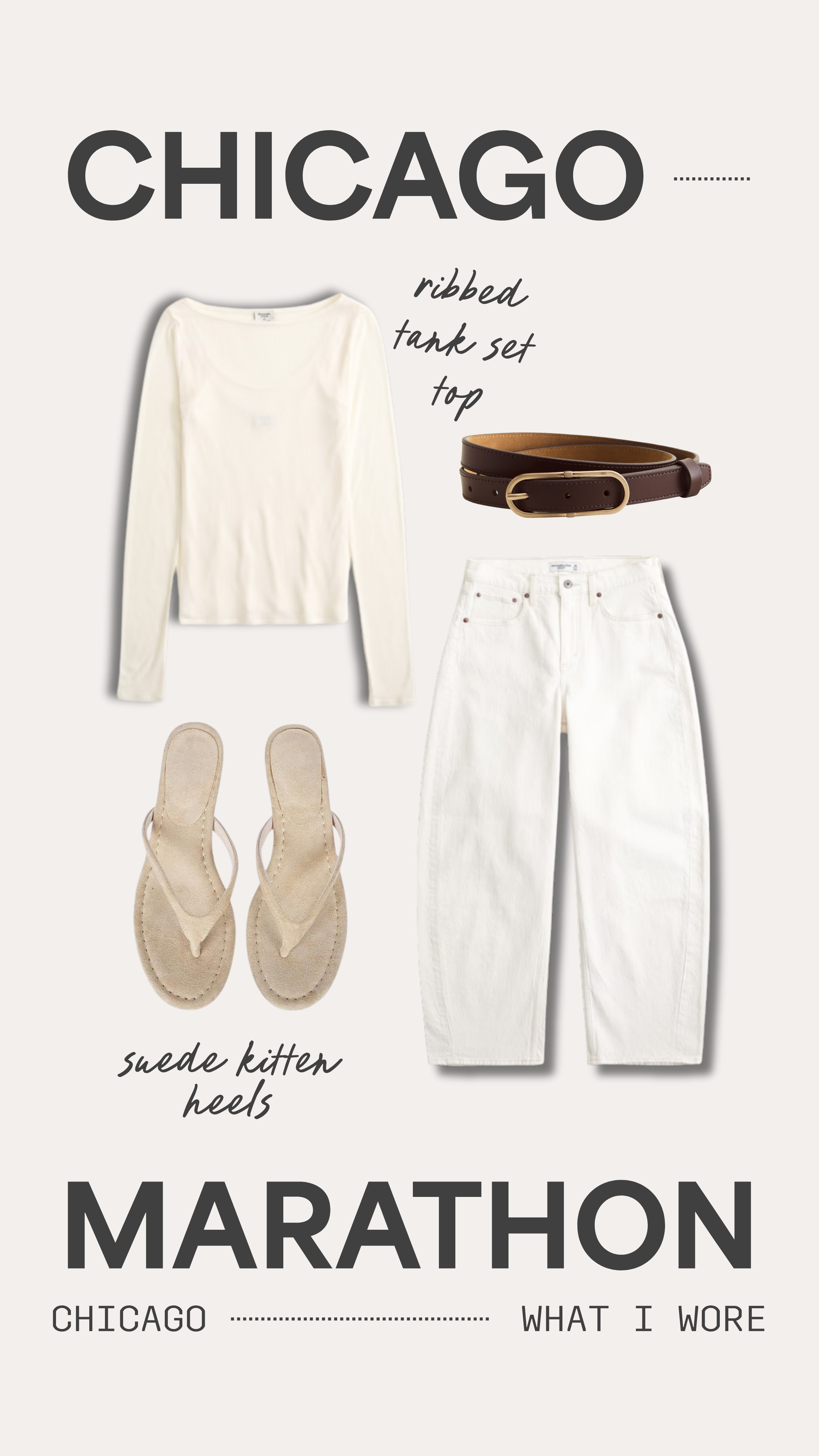 What I wore for the Chicago marathon - Thursday night dinner! abercrombie, barrel pants, ribbed top, suede heels, dinner look 

 #LTKSeasonal #LTKMidsize