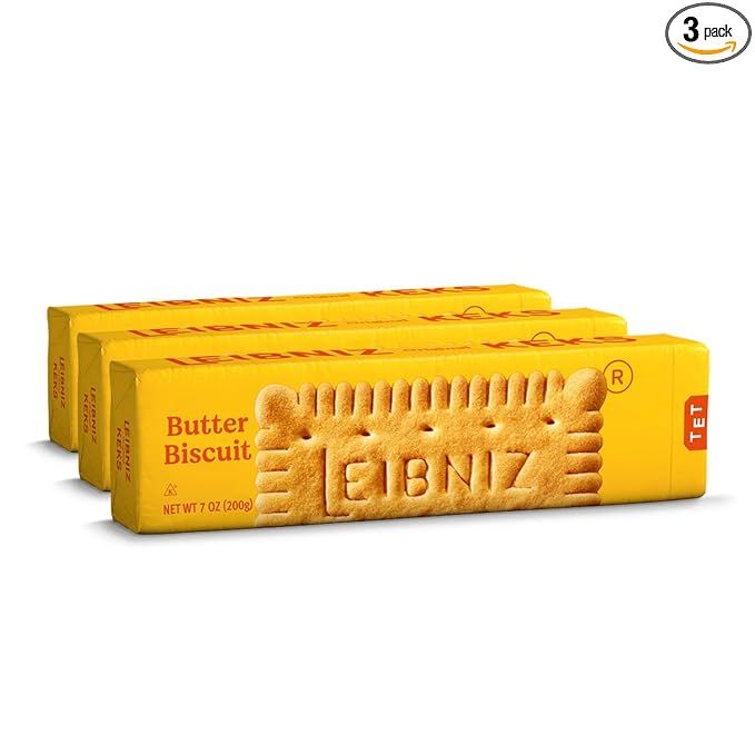 Bahlsen Leibniz Butter Biscuit Cookies (3 boxes) | Our classic original buttery biscuits (7 ounce... | Amazon (US)