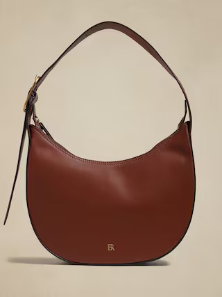 Leather Shoulder Bag | Banana Republic Factory