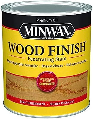 Minwax 70041444 Wood Finish Penetrating Stain, quart, Golden Pecan | Amazon (US)
