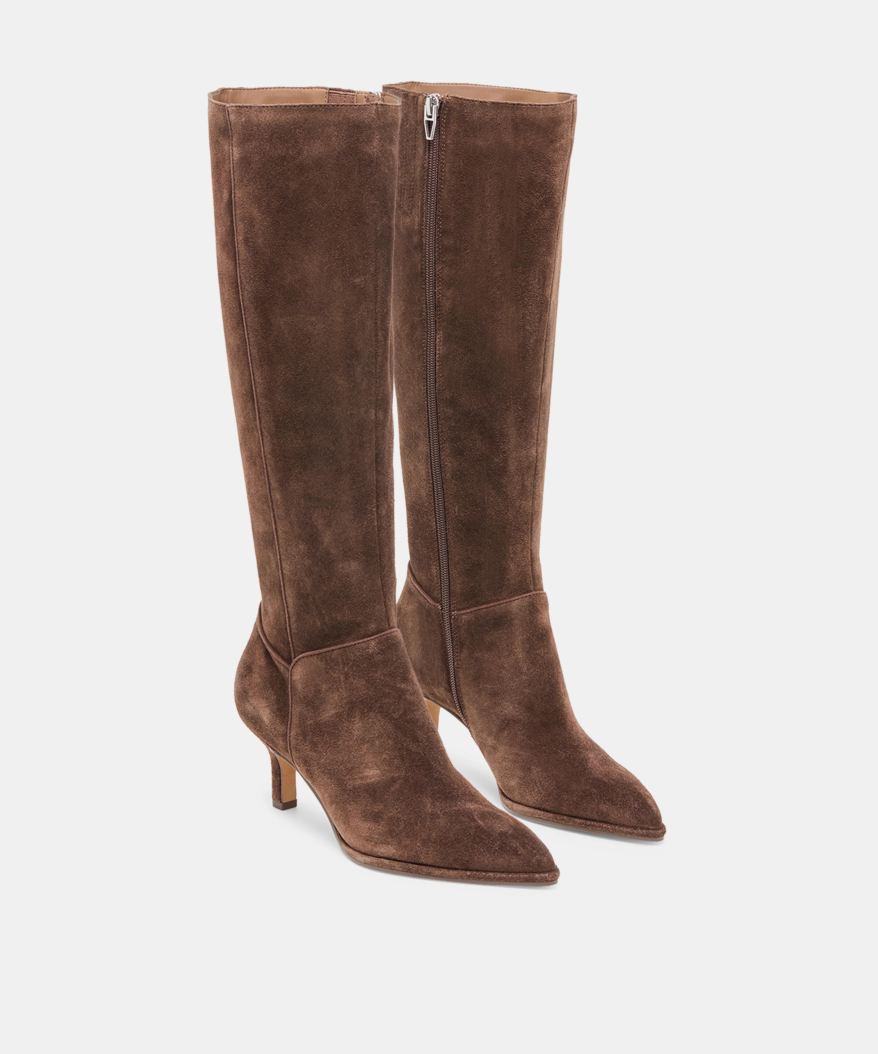 Aldy Dk Brown Suede Boots | Dolce Vita | DolceVita.com