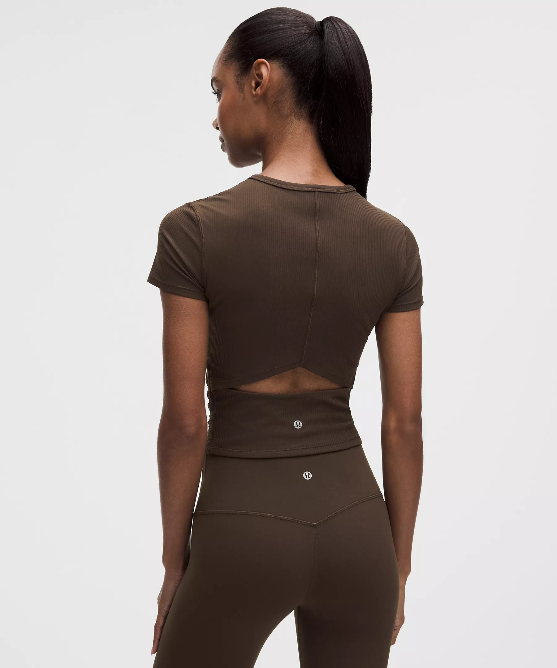 All It Takes Ribbed Keyhole Short-Sleeve Shirt | Lululemon (US)