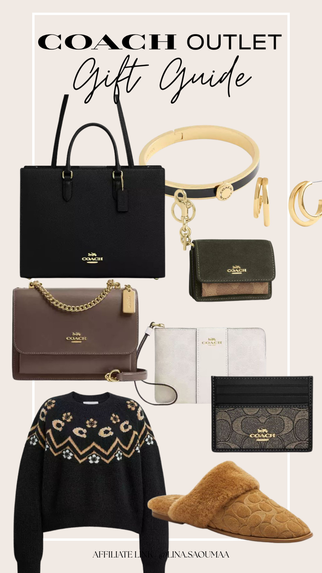 Coach Outlet gift guide 

 #LTKwinter #LTKstyletip #LTKholiday