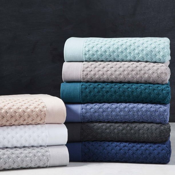 Better Homes & Gardens Signature Soft Texture Bath Towel, Gray Shadow | Walmart (US)