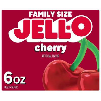 JELL-O Cherry Gelatin Dessert Mix - 6oz | Target