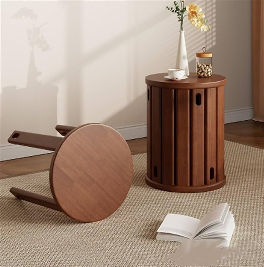 Versatile Furniture Piece with 4 Stackable Stools, Minimalist Design, Easy Assembly, for Small Sp... | Amazon (US)