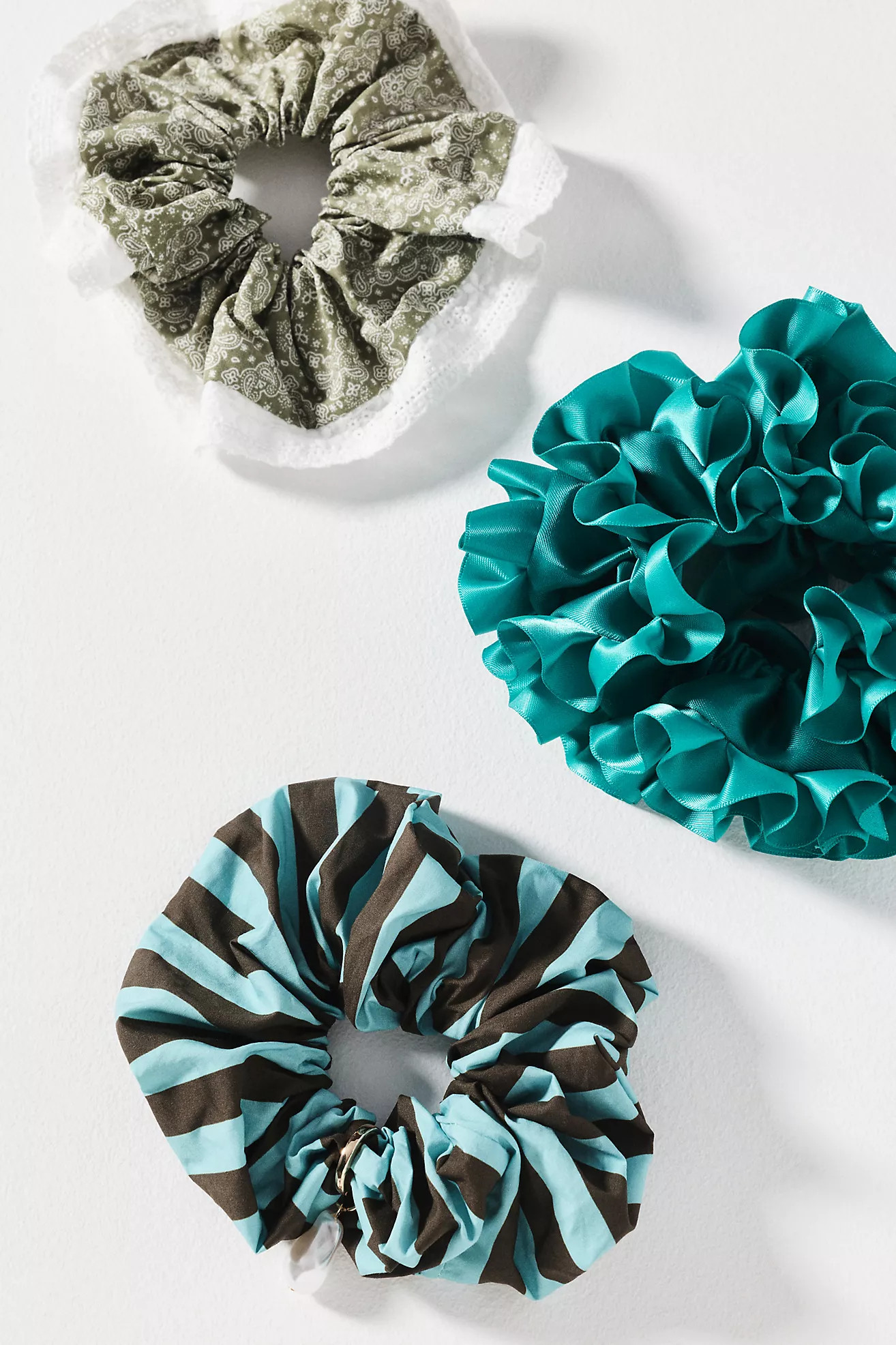Paradise Scrunchies, Set of 3 | Anthropologie (US)