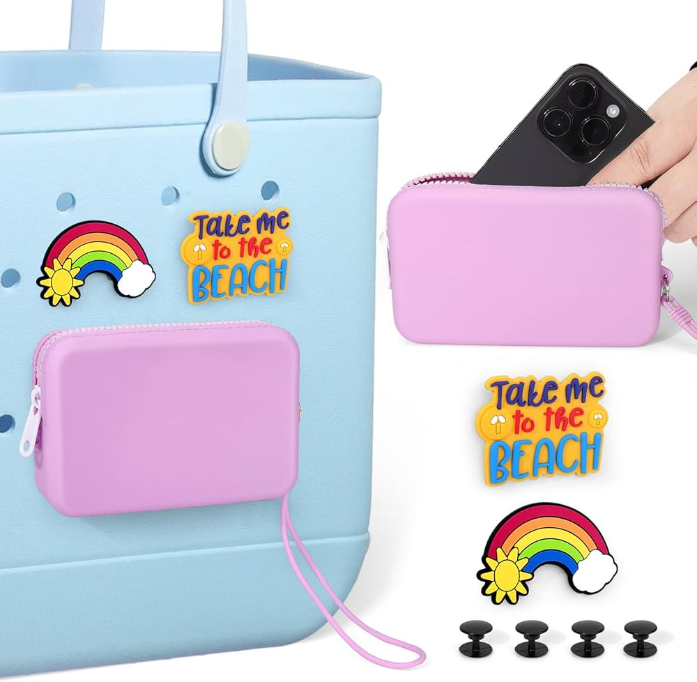 Mity rain Phone Holder for Bogg Bag - Portable Insert Wallet Pouch for Bogg Bag Accessories with ... | Amazon (US)