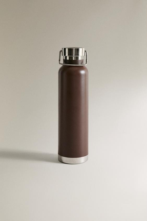 LACQUERED STAINLESS STEEL BOTTLE | Zara UK