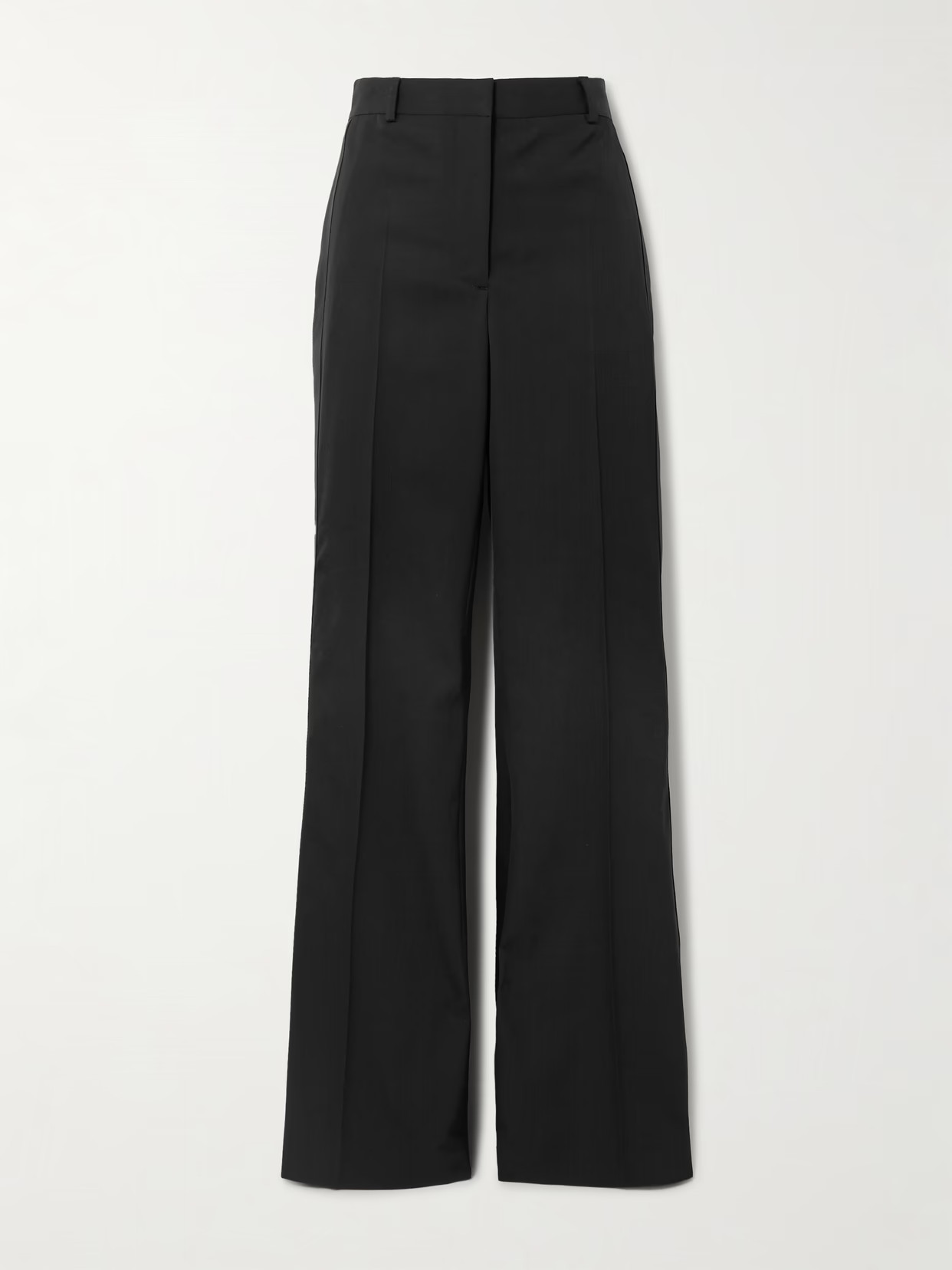 Stella McCartney - Wool-twill Flared Pants - Black | NET-A-PORTER (US)