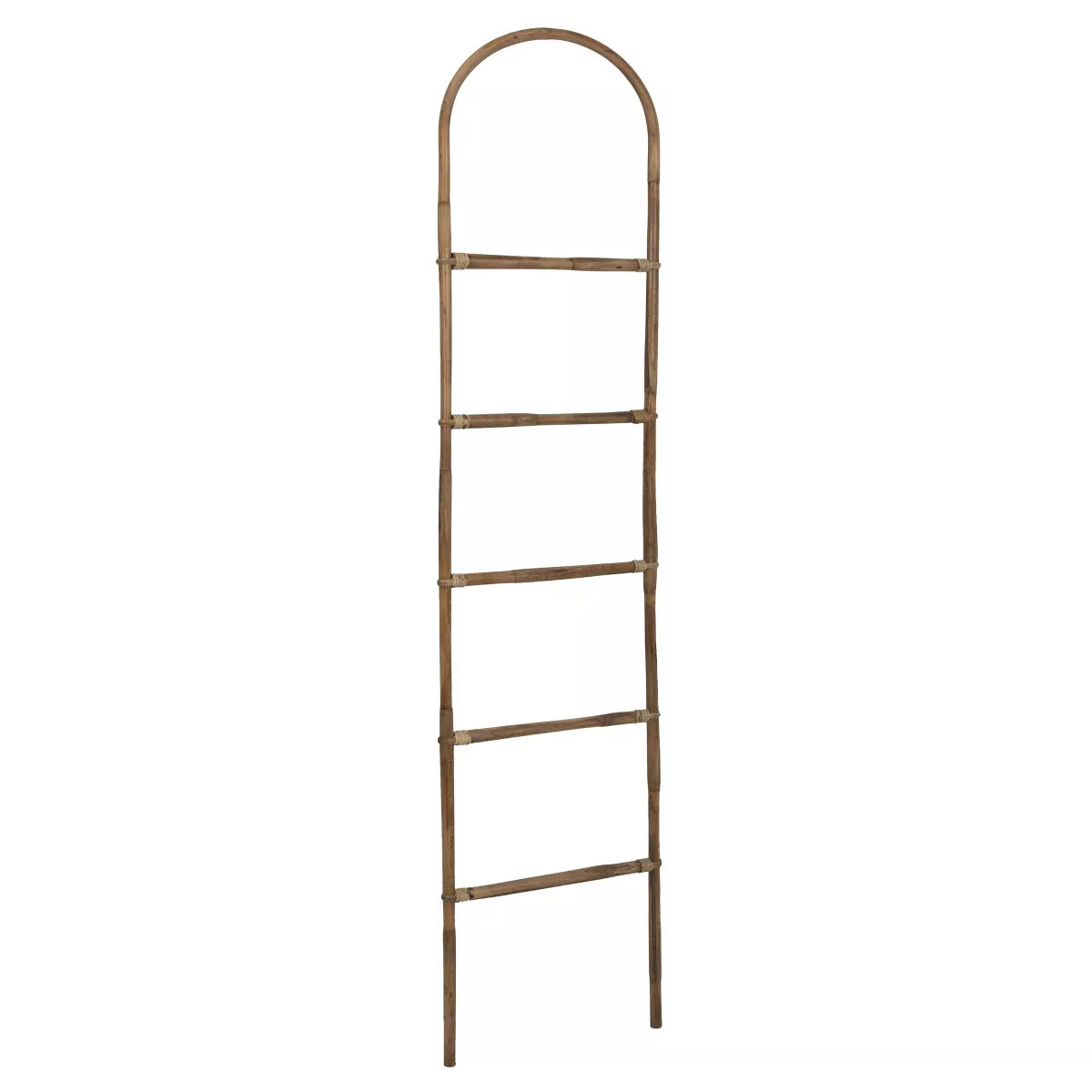 Storied Home Versatile Blanket Ladder Natural: Bamboo Frame, 5 Rungs, Eco-Friendly Design, No Ass... | Target