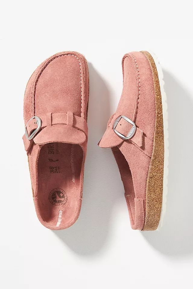 Birkenstock Buckley Suede Clogs | Anthropologie (US)