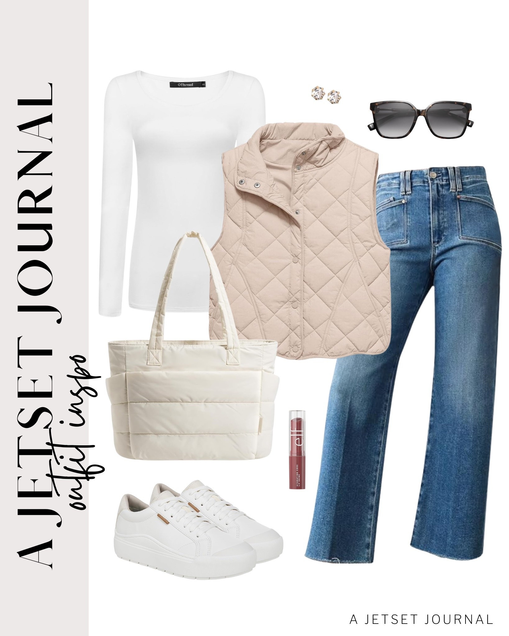 Loving how fresh this look feels. Perfect for travel and everyday wear!
puffer vest, puffer crossbody bag, wide leg jeans, lace uip sneakers, casual outfit, ways to style, casual outfit inspo, capsule wardrobe, favorite finds, top picks, mom outfit, everyday style, transitional style, trendy look, viral style, affordable look, amazon favorites, winter to spring outfit idea

#LTKootd #LTKSeasonal #LTKU