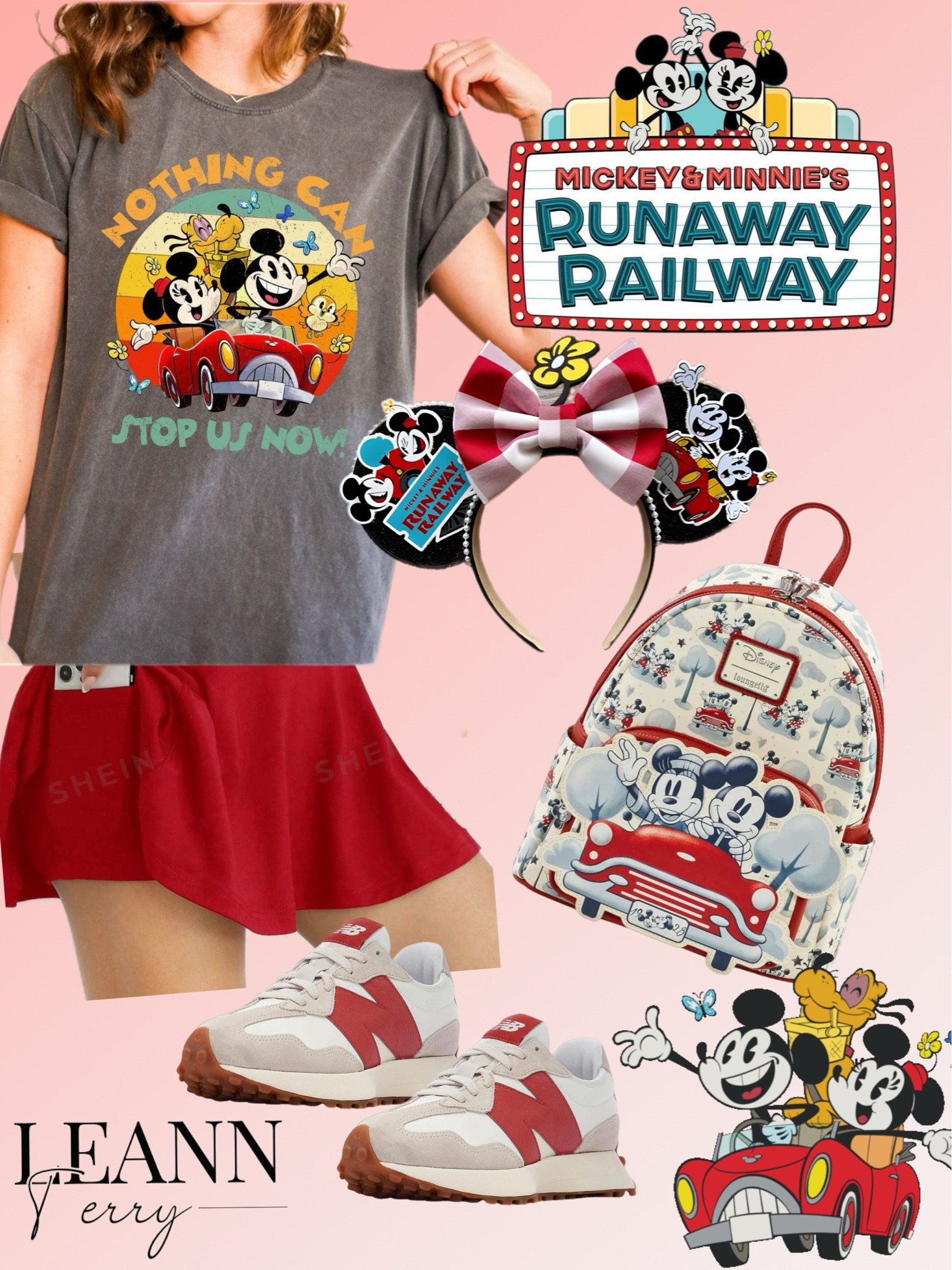Whimsy in motion with this Mickey and Minnie’s Runaway Railway-inspired outfit! 🚂🎠 #RunawayRailwayStyle #DisneyFashion #MickeyAndMinnie #OOTD #PlayfulChic #AnimatedAdventure #disney #disneystyle #disneybound