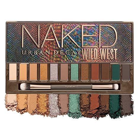 Urban Decay Naked Wild West Eyeshadow Palette, 12 Desert-Inspired Neutral Shades with Green & Blu... | Amazon (US)
