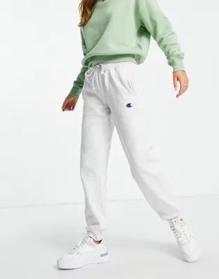 Champion joggers with small logo in grey | ASOS (Global)