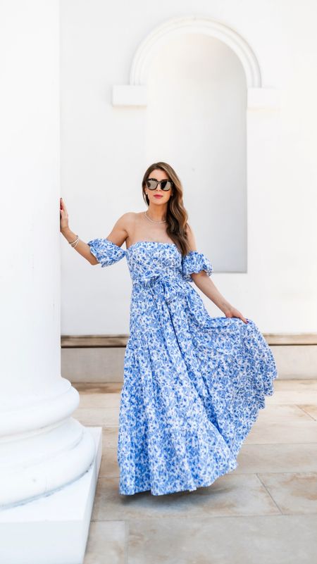 The wedding guest dress has just arrived, and let me tell you, the flow and movement of this $128 stunner are just unreal! It's perfect for a garden party, a fancy lunch, or any other fun and frilly event. This dress is a must-have standby in your closet for those spontaneous moments when you need something fabulous to wear!

#ad #Bloomingdale's @Bloomingdales

#LTKStyleTip #LTKOver40 #LTKSeasonal