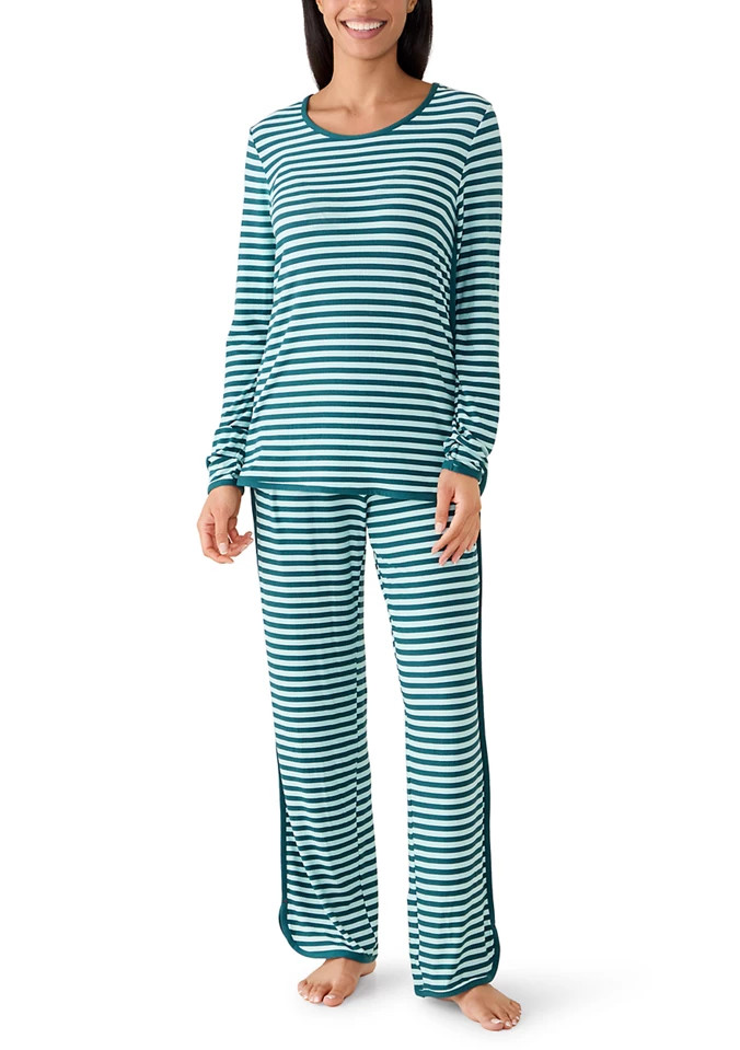 Long Sleeve Shirt, Pants and Shorts Pajama Set | Belk