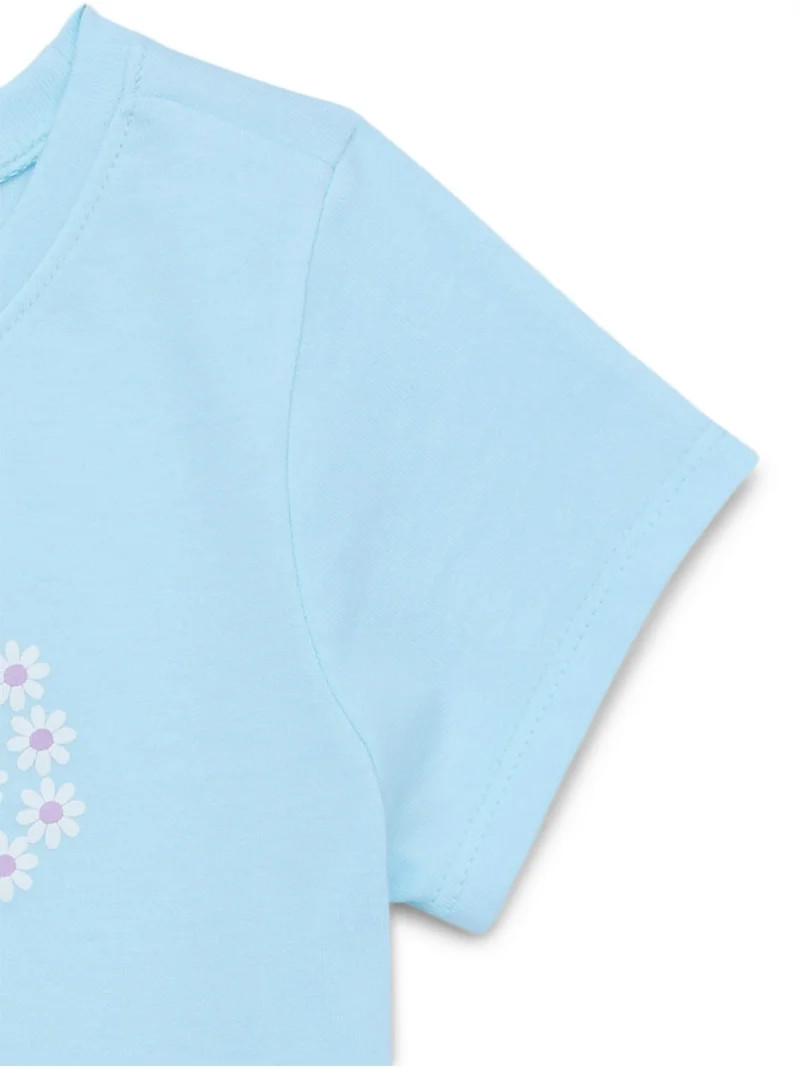 Garanimals Toddler Girls Graphic Tee with Short Sleeves, Sizes 18M-5T | Walmart (US)