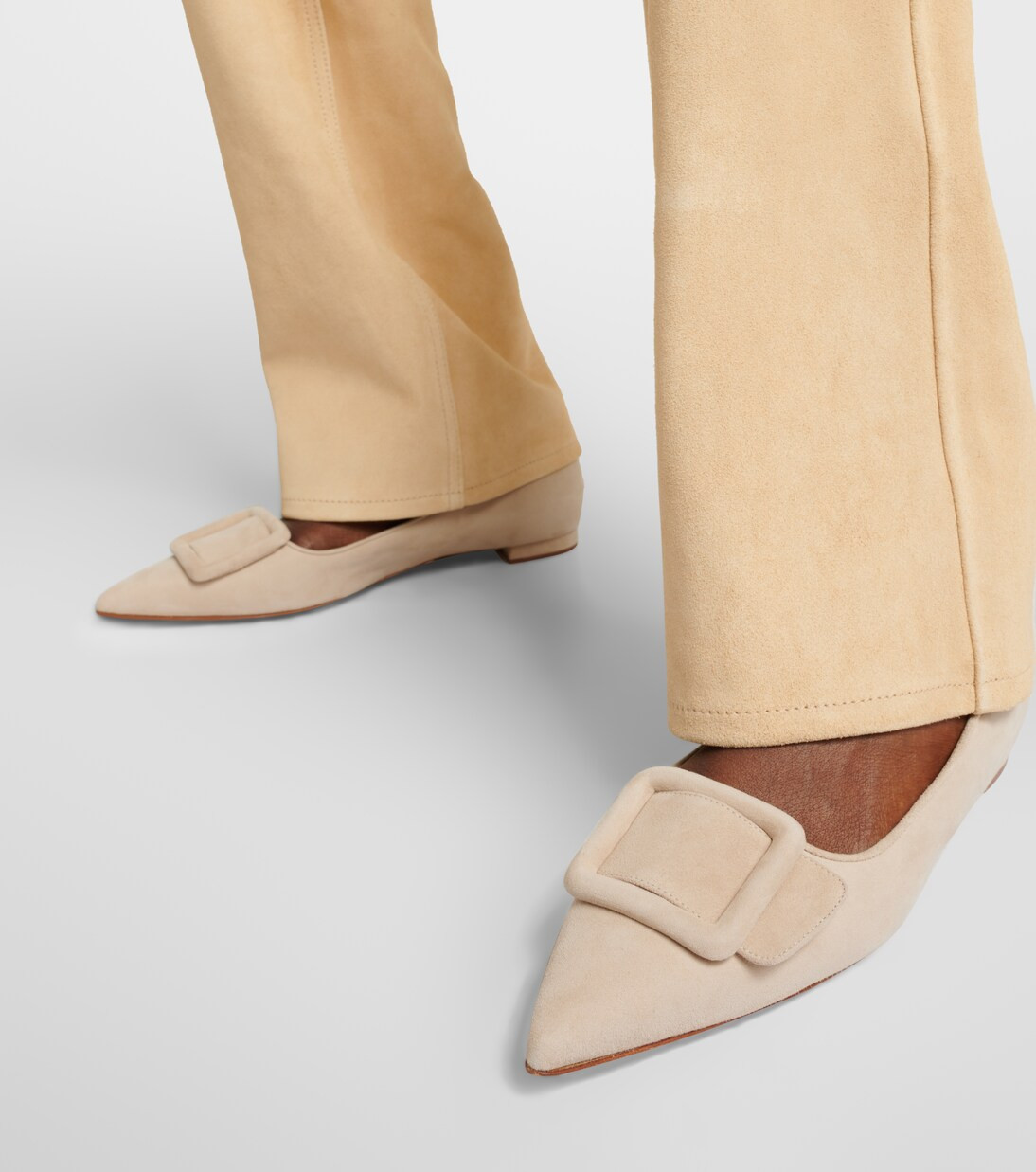 Maysale suede flats | Mytheresa (UK)