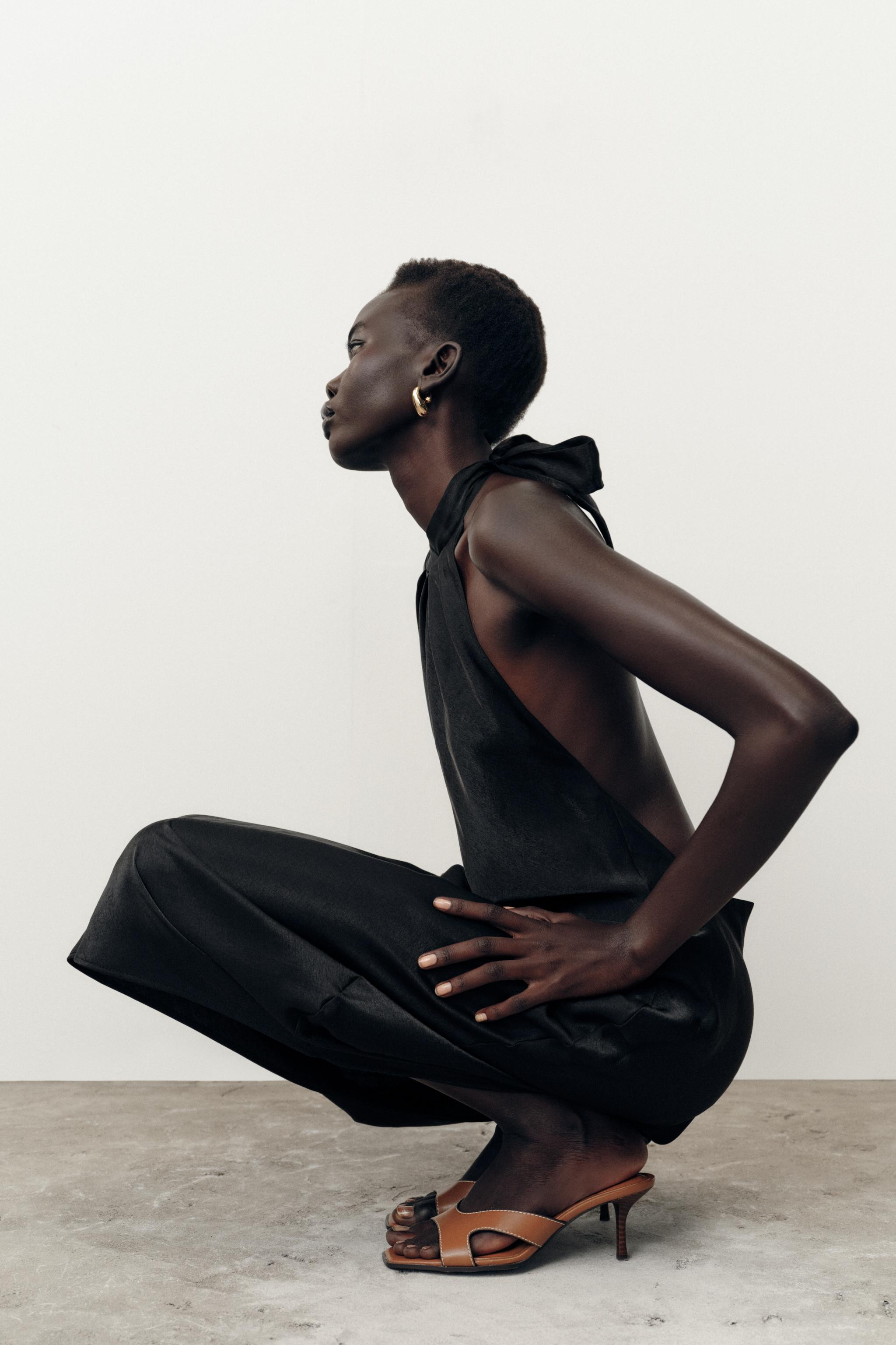 SANDALI CON TACCO CON IMPUNTURA | Zara IT