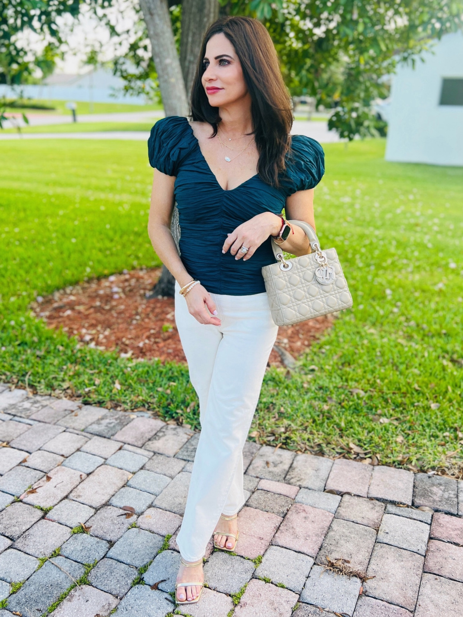 Some items are on sale. 
Top xs 
Jeans 24 waist. 
Shoes TTS 

#LTKSeasonal #LTKstyletip #LTKsalealert