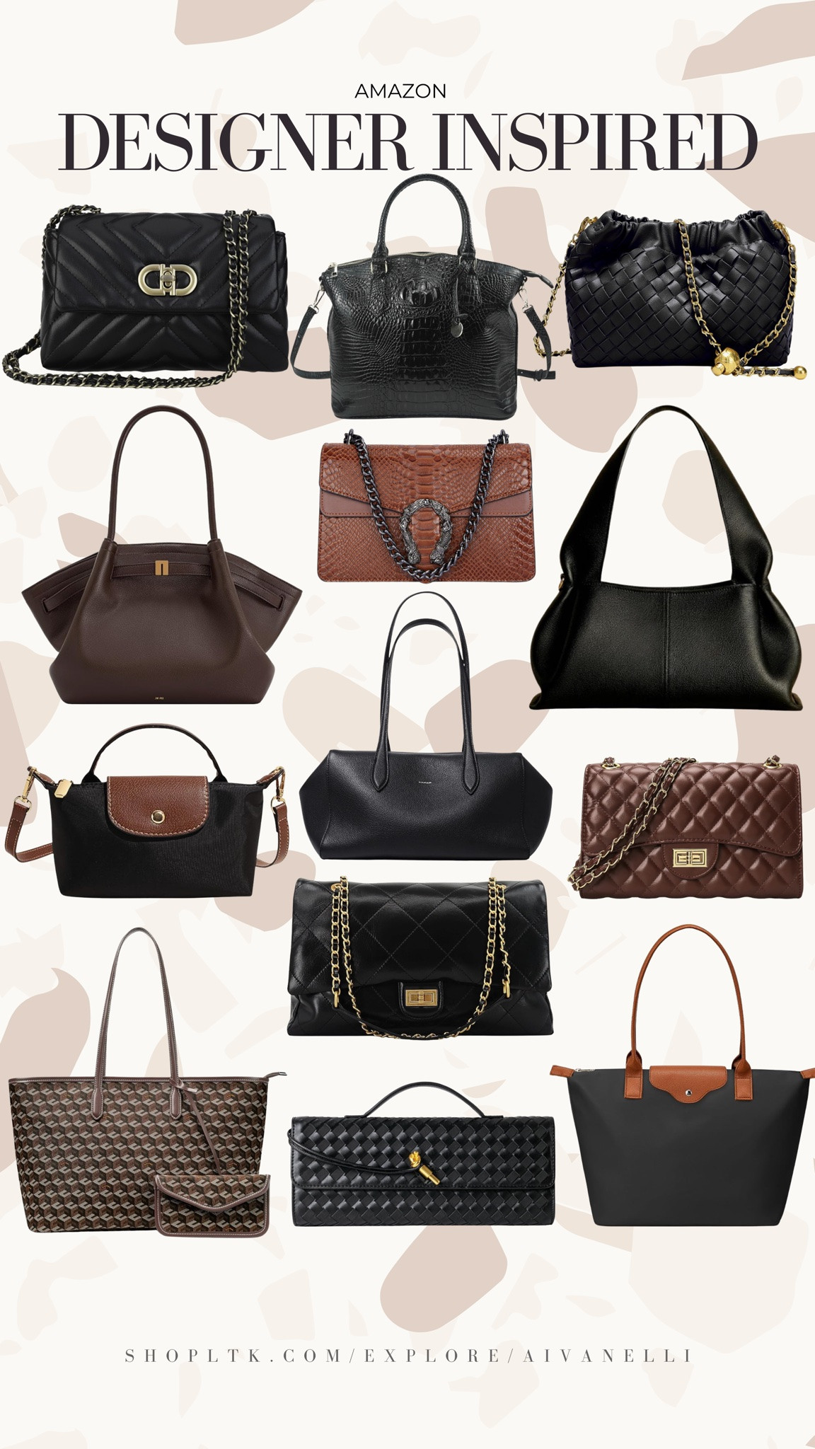 Amazon designer inspired purses

designer inspired handbags
luxury look for less
affordable chic purses
designer style bags
elevated handbag finds
trendy affordable handbags
quiet luxury accessories
high end look handbags
fashionable everyday purses
luxe style accessories

#LTKSeasonal #LTKSaleAlert