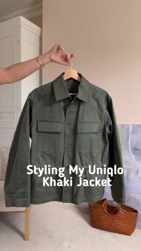 Styling my Uniqlo Khaki Jacket💚
I wear a Large 
Currently on sale 


#ThisIsMyBestT #LTKxUNIQLO #LTKover50style