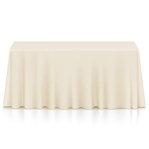 Lann's Linens - 90" x 156" Premium Tablecloth for Wedding / Banquet / Restaurant - Rectangular Polye | Amazon (US)
