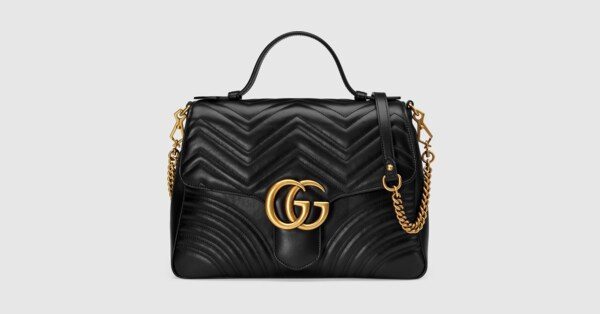 GG Marmont medium top handle bag | Gucci (US)