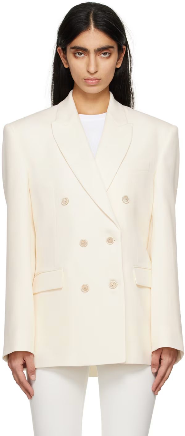 Off-White Double Breasted Blazer | SSENSE