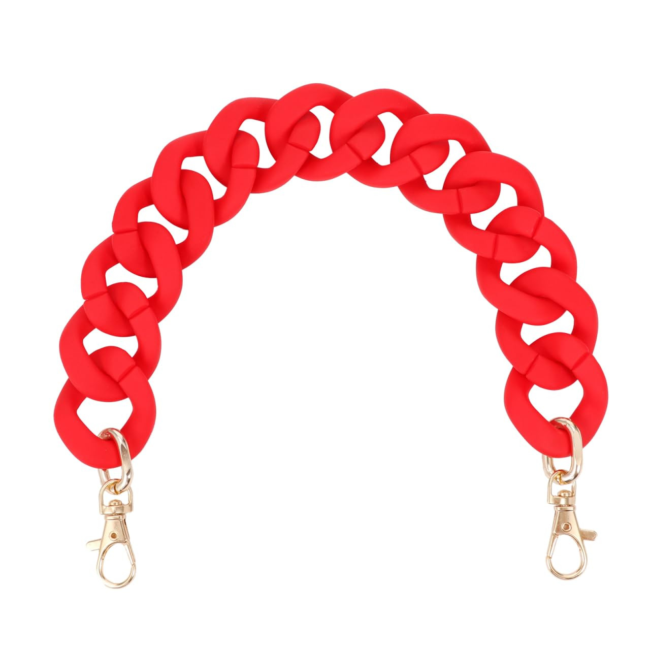 TENDYCOCO Chains Straps Resin Thick Chain Bag Red Straps Replacement Bag Belts Handbag Accessorie... | Amazon (US)