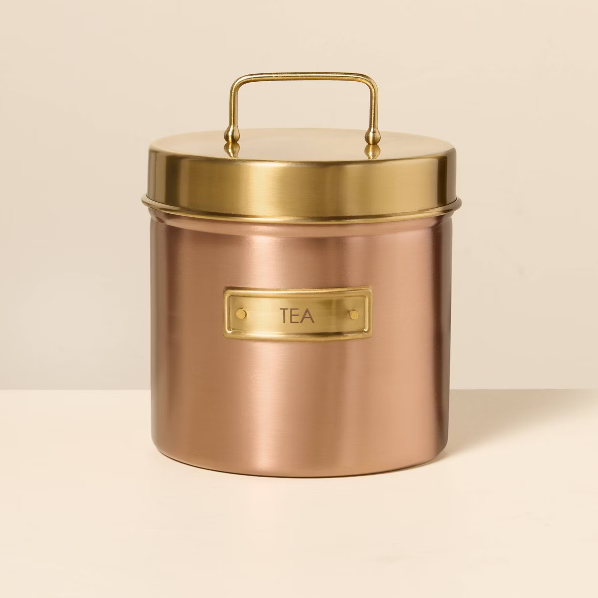 Tea Canister Copper Finish - Hearth & Hand™ with Magnolia; Copper Collection | Target