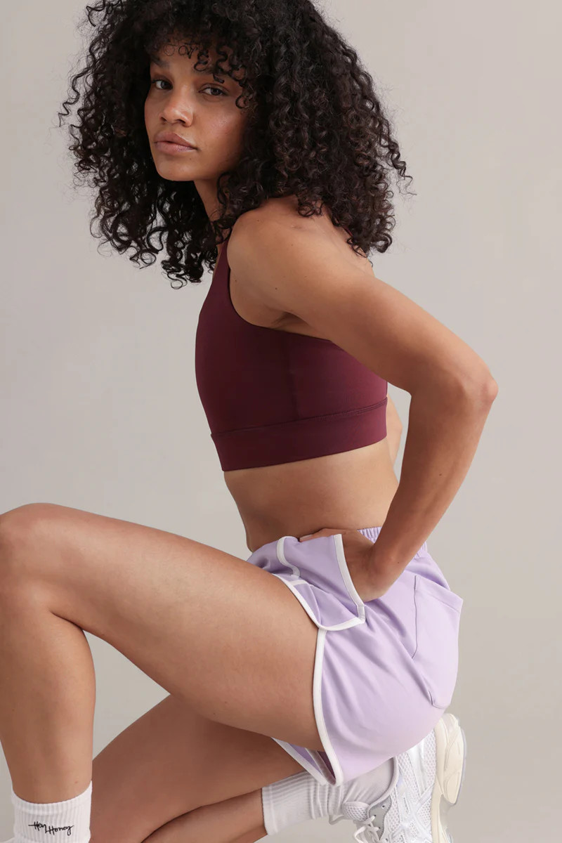 Trackshorts Lilac Breeze | Lilac Breeze / M | Hey Honey | Hey Honey Yoga DE